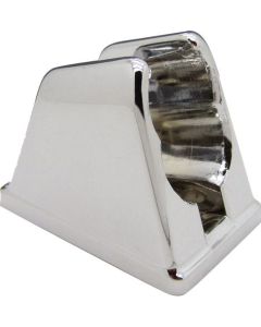 Shower Head Mount; Wall Mount; Two Position; Without Swivel; Polished Chrome Plated; 1-1/2 Inch Width x 2-1/4 Height Footprint; With Mounting Screws And Wall Anchors
