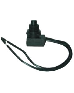 Push Button Switch; Diamond Group; Replacement On/ Off Switch; Black; With 4 Inch Lead; 1 Per Card
