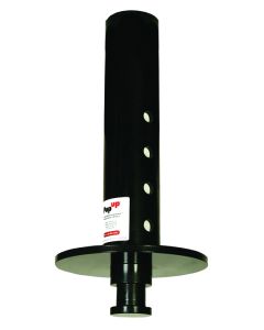 Gooseneck Trailer Hitch King Pin; Gooseneck Trailer Hitch Kit; Use With Semi-Tractor or Pickup Mounted Fifth Wheel Hitches and Trailers With 4 Inch ID Square Tube; Fits Standard Gooseneck Trailer Coupler Tubes; 30000 Pound Capacity; 1 Inch Holes

