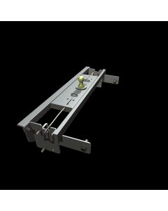 Gooseneck Trailer Hitch; Turnover Ball Gooseneck; Direct-Fit; 30000 Pound Weight Carrying Capacity; Under Bed; Stow-A-Way Ball; Includes Side Plates/ Cross Members/ Mounting Hardware/ Center Section/ 2-5/16 Inch Ball/ Release Handle/ Safety Chain and U-Bo