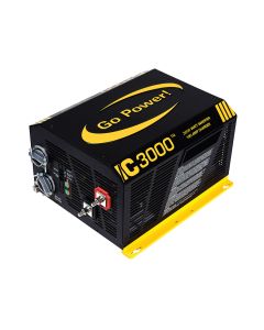 Power Inverter; 3-In-1 Sine Wave Inverter; 3000 Continuous/3400 Peak Watts; 125 Amp; 90 Percent Efficiency; With Remote Control GP-ICR-50; GP-IC3000-12-PKG
