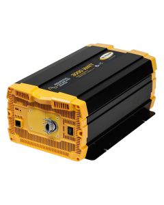 Power Inverter; Inverts 10.7 Volt DC To 110 Volt AC; Sine Wave Inverter; 3000 Watts Output/ 6000 Watts Surge; 85 To 90 Percent Efficiency; Two GFIC And HW Outlet; Optional Remote Available Separately; Thermostatically Controlled Fan; 8.2 Inch Width x 6-1/