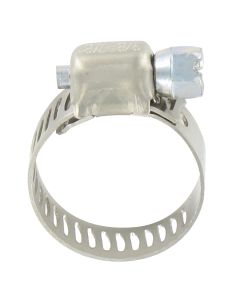 Hose Clamp; #6; 3/8 Inch x -7/8 Inch Clamping Range; Worm Gear Style; Stainless Steel; Bulk
