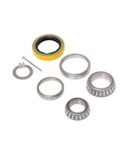 Trailer Wheel Bearing; Fits Dexter 8-247/ 8-248/ 8-249/ 8-250/ 8-251/ 8-256 Hub/ Drum; With Tang Washer/ Grease Seal/ Cotter Pin/ 2 Bearing Cup/ 2 Bearing Cone
