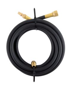 Barbeque Grill Propane Supply Converter; Allows Use Of A Weber Q Grill To Connect To Low Pressure System; 12 Foot Hose With 3/8 Inch Male Flare x 1/8 Inch Female Pipe Thread Adapter

