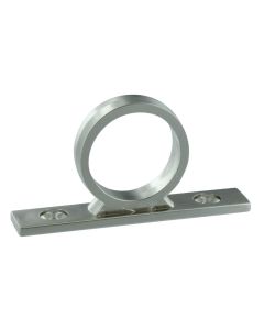 Shower Hose Guide Ring; Brushed Nickel Plated; Plastic; With Blister Package
