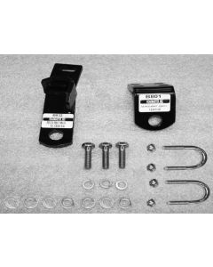 Steering Stabilizer Bracket; Reflex; Single; With One Chassis Bracket/ One Tie Rod Bracket/ Four 10 Millimeter Flat Washer/ Four 3/8 Inch Lock Nuts/ Two 3/8 Inch U-Bolts; Refer To Roadmaster Application Guide For Proper Fitment
