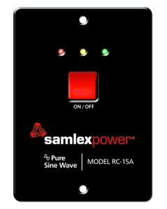 Power Inverter Remote Control; For Use With PST Series 600 Watt And 1000 Watt Inverter Models; LED Indicator Display; Black; With 15 Feet Of Connecting Cable