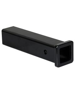 Trailer Hitch Receiver Tube; 2 Inch Inside Diameter; 12 Inch Length; Black
