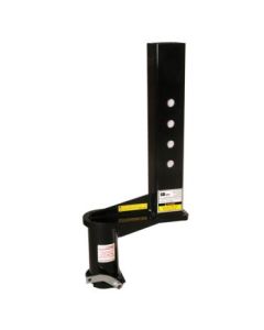 Extended Coupler, 4-1/2" Square Tube, 9" Offset for Recessed Ball