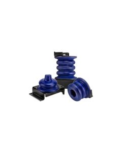 Helper Spring Kit; SumoSprings; Air Spring; Frame Mount; 2600 Pounds Load Capacity Not To Exceed The Gross Vehicle Weight; Closed Microcellular Urethane; With Helper Springs/ Brackets/ Hardware

