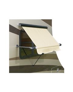 Awning Arm; Window Awning SL; For Window Awnings; For Coaches w/Straight Side; Manual; White; With Pull Wand; 33 Degree Pitch; Left/ Right Side
