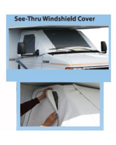 '01-'11 Chevy/Mirror Cut See-Through Windshield Cover