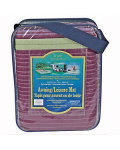 Awning Mat - 6' X 9' Burgundy Reversible