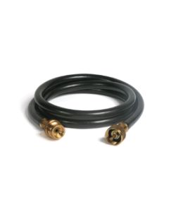 Propane Hose; Propane Feed Hose; Replacement Hose For Camco Part Number 59123/ 59103 and 59143; Male x Female Swivel 1 Inch-20 Female Throwaway Cylinder Threads; Without Regulator; Without Thermal Protection; 5 Foot Length
