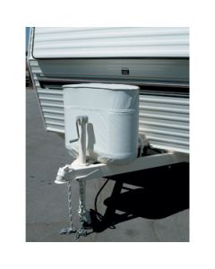 Propane Tank Cover, Double 40, White Vinyl