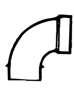 2 90 Street Elbow