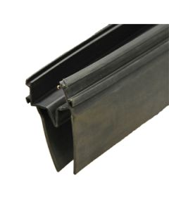 Slide Out Seal; Double EKD Seal Base With 2-3/4 Inch Wiper; 1-1/2 Inch Thickness x 3-1/2 Inch Width x 14 Foot Length; Black; Rubber
