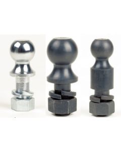 Trailer Hitch Ball; 24K Trailer Hitch Ball; 2-5/16 Inch x 1-1/4 Inch x 3-1/4 Inch Ball; 24000 Pound Gross Trailer Weight Capacity; Raw; Steel
