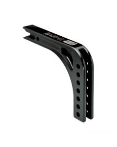 Weight Distribution Hitch Shank; Fits 2 Inch Reciever; 15000 Pound Capacity; 14 Inch Length; 7-1/2 Inch Rise; Powder Coated; Black
