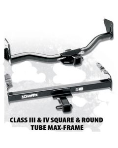 Trailer Hitch Rear; Max-Frame; Class IV; Square Tube Welded; 2 Inch Receiver; 6000 Pound Weight Carrying Capacity/ 600 Pound Tongue Weight

.07-C DODGE/FREIGHTLINER SPRINTER CLS III HITCH 144" & 170" WHEELBASE, EXCEPT W/FACTORY STEP BUMPER
