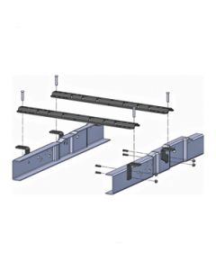 Fifth Wheel Trailer Hitch Mount Kit; ISR Series; Use With ISR Series Hitch; Custom-Fit Base Rails and Brackets; Bolt-On; No Drilling Required

20K ISR CUSTOM MOUNTING KIT FOR USE WITH ALL ISR SERIES HITCHES. SEE FIT CHART.

