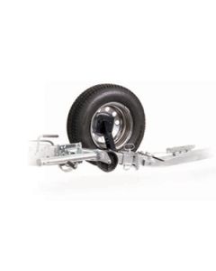 Spare Tire Carrier; Mounts To Tow Dolly Frame; Black; Steel
