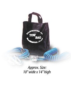Storage Bag; Tow Bar; Use To Keep Tow Bar Free Of Dirt/ Road Grime And Stores Safety cable/ Power Cord And Small Accessories; Black; Vinyl; Velcro Closure; 10 Inch Width x 14 Inch Height
