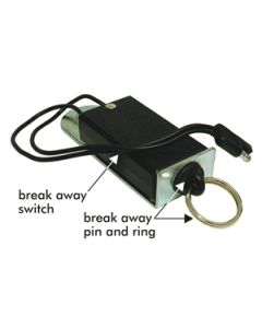 Towed Vehicle Brake Control Breakaway Switch Plug; Towed Vehicle Brake Control Breakaway Switch; Replacement Break Away Pin And Ring For Roadmaster Part Number 650898; Includes Water Resistant O-Ring Seal
