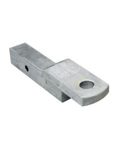 Trailer Hitch Ball Mount; Ultra Frame ®; Class V; Fits 2 Inch Receiver; 12000 Pound Gross Trailer Weight/ 1200 Pound Tongue Weight; 4 Inch Drop/ 3 Inch Rise; Non-Swivel; Non-Extendable; 12 Inch Solid Shank; 1-1/4 Inch Ball Hole; Without Ball; Zinc Coated
