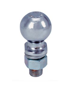 Trailer Hitch Ball; 2-5/16 Inch Ball; 6000 Pound Gross Trailer Weight Capacity; 1 Inch Diameter 2-1/8 Inch Long Shank; Stainless Steel
