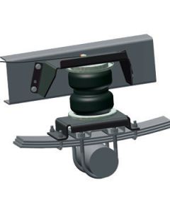 Helper Spring Kit; Load Lifter 5000 ™; Air Spring; Frame Mount; Upto 5000 Pounds Of Leveling Capacity; Air Adjustable From 5 To 100 PSI; Rubber; With Air Springs/ Brackets/ Roll Plate/ Air Lines/ Fittings/ Valves/ Installation Hardware; Air Compressor Sol