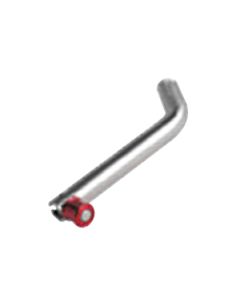 Trailer Hitch Pin; Bent Pin; 5/8 Inch Diameter; 3 Inch Length; Use With Class III/ IV Hitch; With Pivot Lock; Without Cap; Single; Stainless Steel
