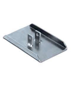 Trailer Landing Gear Foot; Use With Standard RV Landing Gear; 8 Inch Length x 5 Inch Width; Steel; Heavy Duty