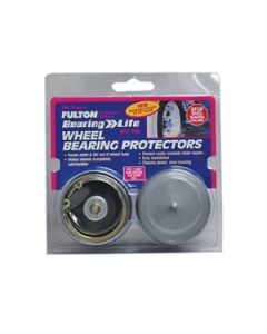 Trailer Wheel Bearing Protector; Fits 1.98 Inch Hub Diameter; With Covers; Set Of 2
