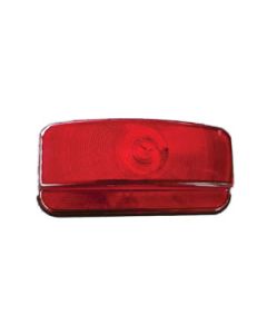 Tail Light, Surface Mount, Red Lens with Black Base
