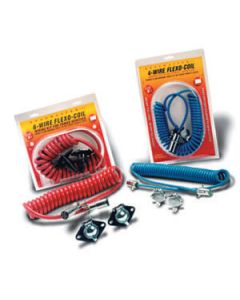 7- TO 6-WIRE FLEXO-COIL POWER CORD KIT WITH PLUGS, SOCKETS AND SOCKET BRACKET
