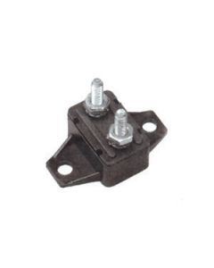 Circuit Breaker; TYPE I; 50 Amp/ 12 Volt DC; Single Pole Thermal Type; Plastic Base; Automatic Reset; With 90 Mounting Bracket; Single; Retail Packaging
