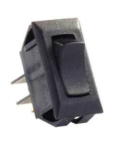 12V Mom-On/Off Switch, Black