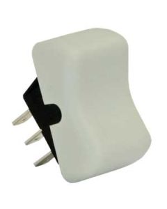 SPDT On/On Switch - White, Pkg.