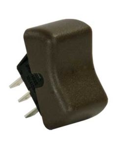 SPDT On/On Switch, Brown, PKG.
