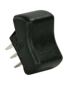 SPDT On/On Switch, Black, PKG.
