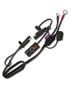 Battery Voltage Monitor; Battery Doc ®; Used For Checking Battery Charging Condition Weak/ Fully Charged With Push Of Button; With LED Lighting; With 3 Ampere Fuse 24 Inch Lead