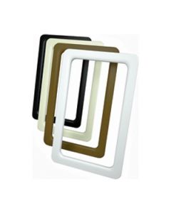 Entrance Door Window Frame, Exterior, Brown, Boxed