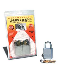Padlock; Key Type; Steel Shackle With Solid Brass Tumbler; With Quick Disconnect Type Lock And Alike Key; Set Of 2