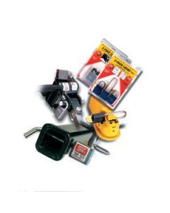 ONE RECEIVER HITCH LOCK AND TWO PADLOCKS FOR ROADMASTER QUICK-DISCONNECTS
