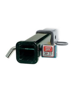 Trailer Hitch Pin; Bent Pin; 5/8 Inch Diameter; Extended Shank Length; With Keyed Alike Lock; With Keyed Dust Cover; Set Of 2
