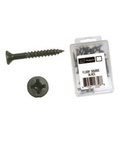 TOOLS & FASTENERS RV; Screw, Flat Head/Square Recess, 8 x 2", Black, 250/bx