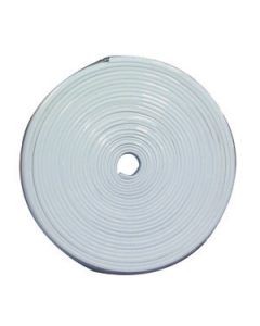 Trim Molding Insert; Used For Doors/ Trim Molding And Windows; 7/8 Inch Width x 25 Foot Length; Plastic; Polar White; Flexible
