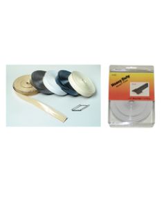 Heavy Duty Insert Trim - 1" x 25' - Col White
